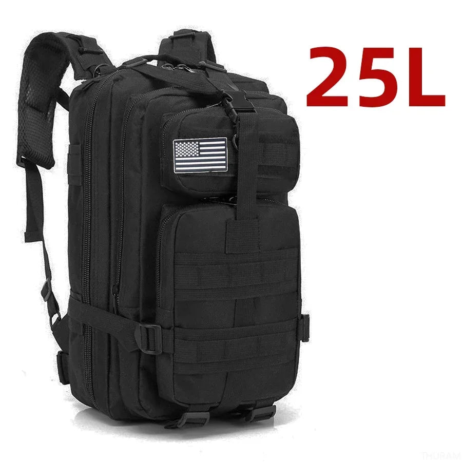 Waterdichte Tactische Rugzak 25L/50L โ 1000D Nylon Outdoor Backpack met Molle voor Hiking, Jacht & Kamperen