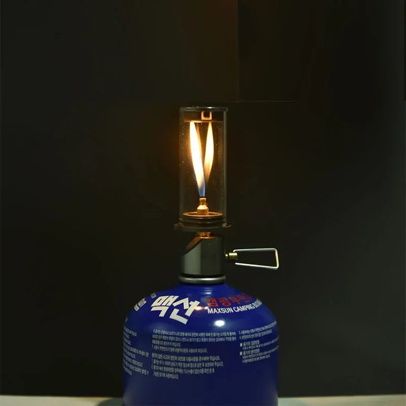 BRS Dreamlike Candlelight Lamp | Winddichte Gaskaarslamp voor Outdoor Camping en Tentverlichting