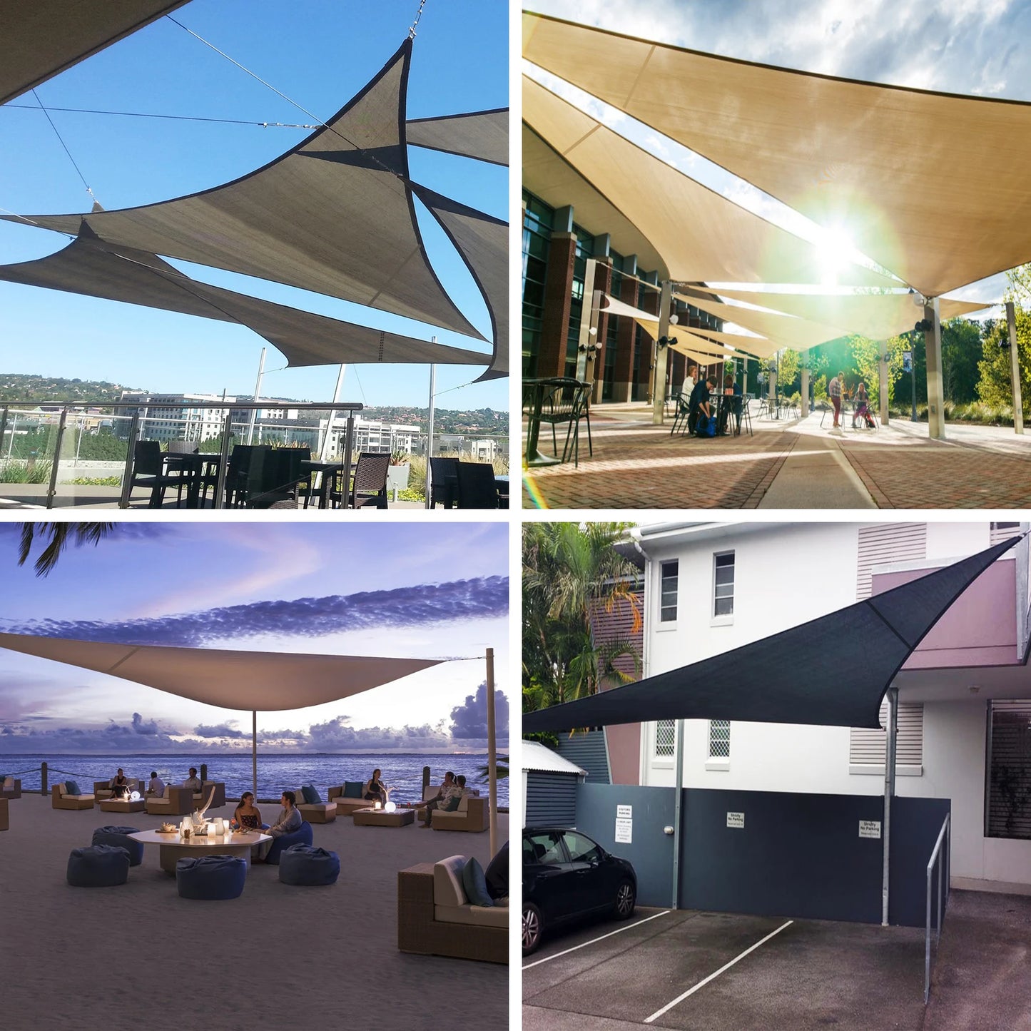 Waterdicht Schaduwdoek – Zonnescherm voor Tuin, Camping & Terras