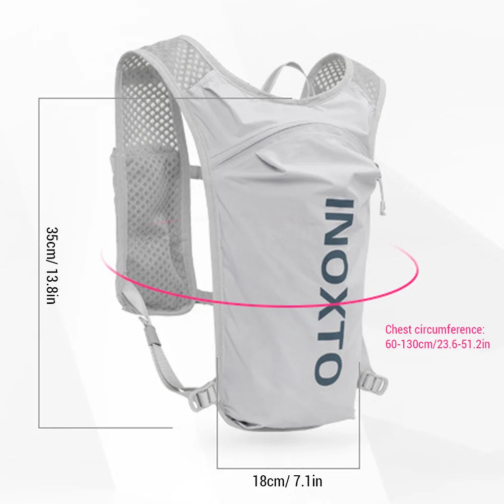 5L Hardloop Hydratatievest – Ademend Sport Rugzak met 1.5L Waterzak