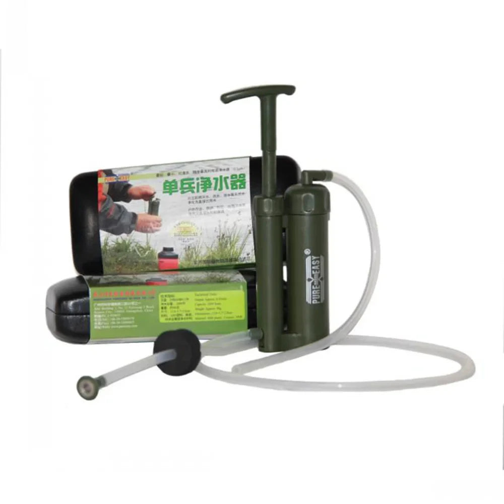 Mini Pocket Waterfilter - Draagbare Outdoor Survival Drinkwaterzuiveraar voor Reizen, Hiking en Camping
