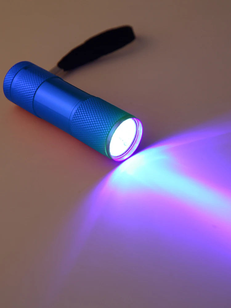 Tragbare UV-Taschenlampe – 395 nm Ultraviolett-Taschenlampe mit Anti-Rutsch-Design