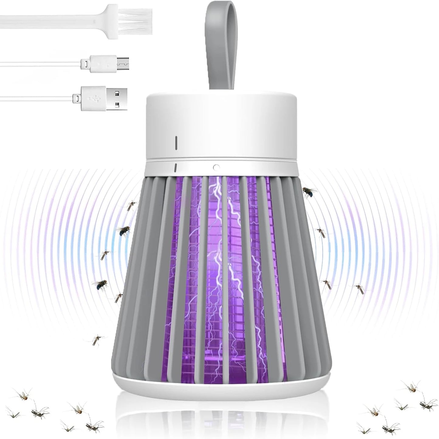 Mosquito Zapper, USB Oplaadbare Vliegenmepper, UV Licht Mosquito Killer, Chemische Vrije Insectenval voor Binnen en Buiten