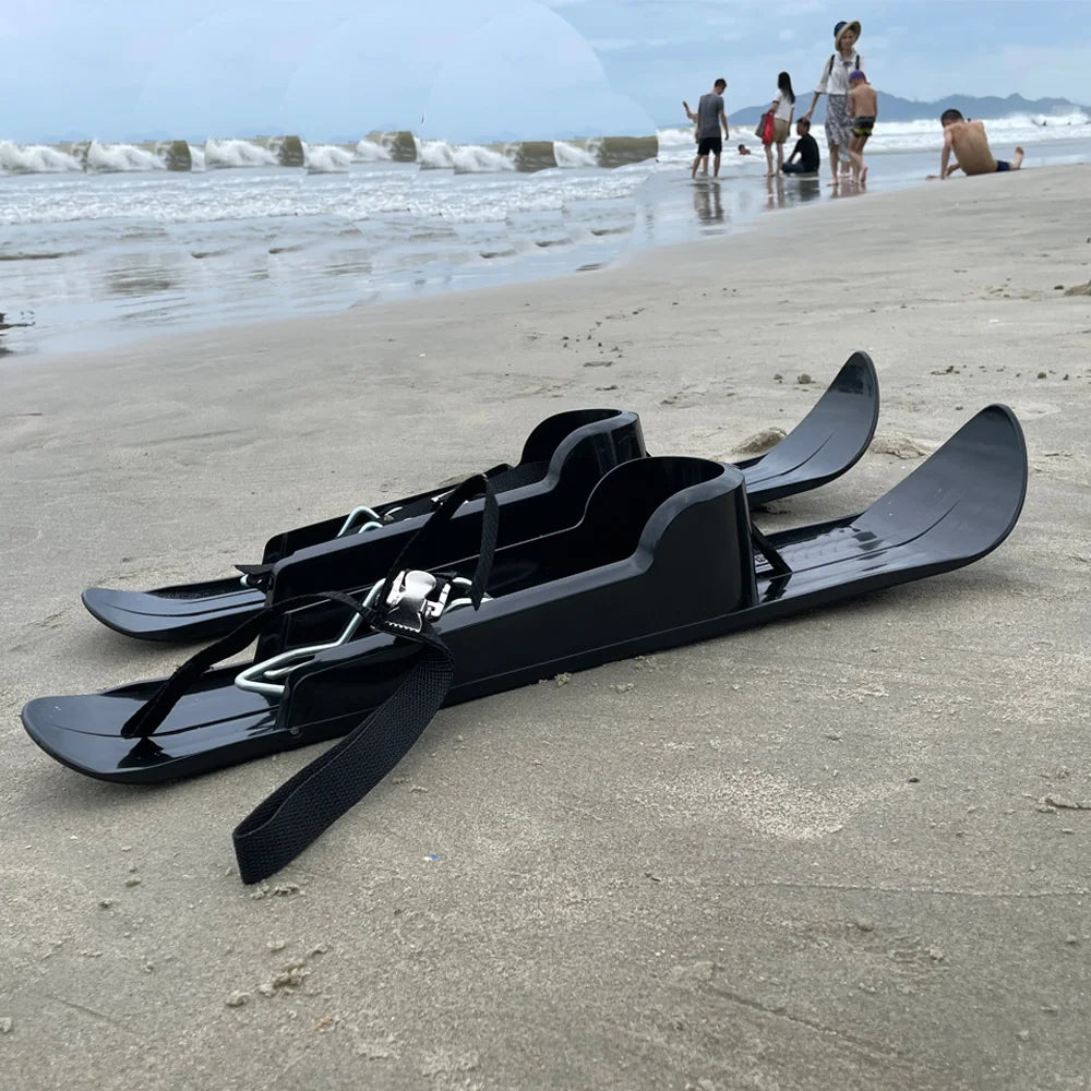 Ski Plate Wheelblades – Universelle Schlittenski für Kinderwagen, Rollstühle und Laufräder