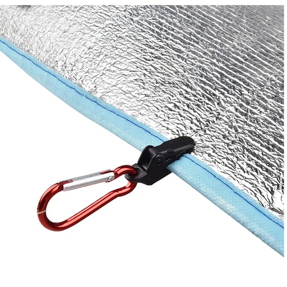 10/15/20 Piece Tarp Clips - Tent Clamps - Adjustable Awning Clamps - Camping Survival Tools for Outdoor Camping and Hiking