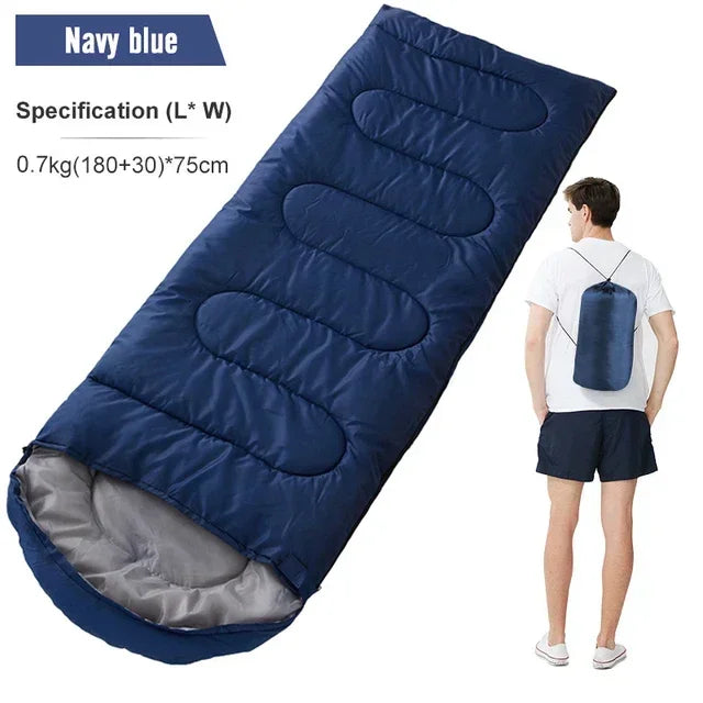 Ultraleichter 4-Jahreszeiten-Schlafsack | Wasserdicht & warm | Für Camping & Backpacking