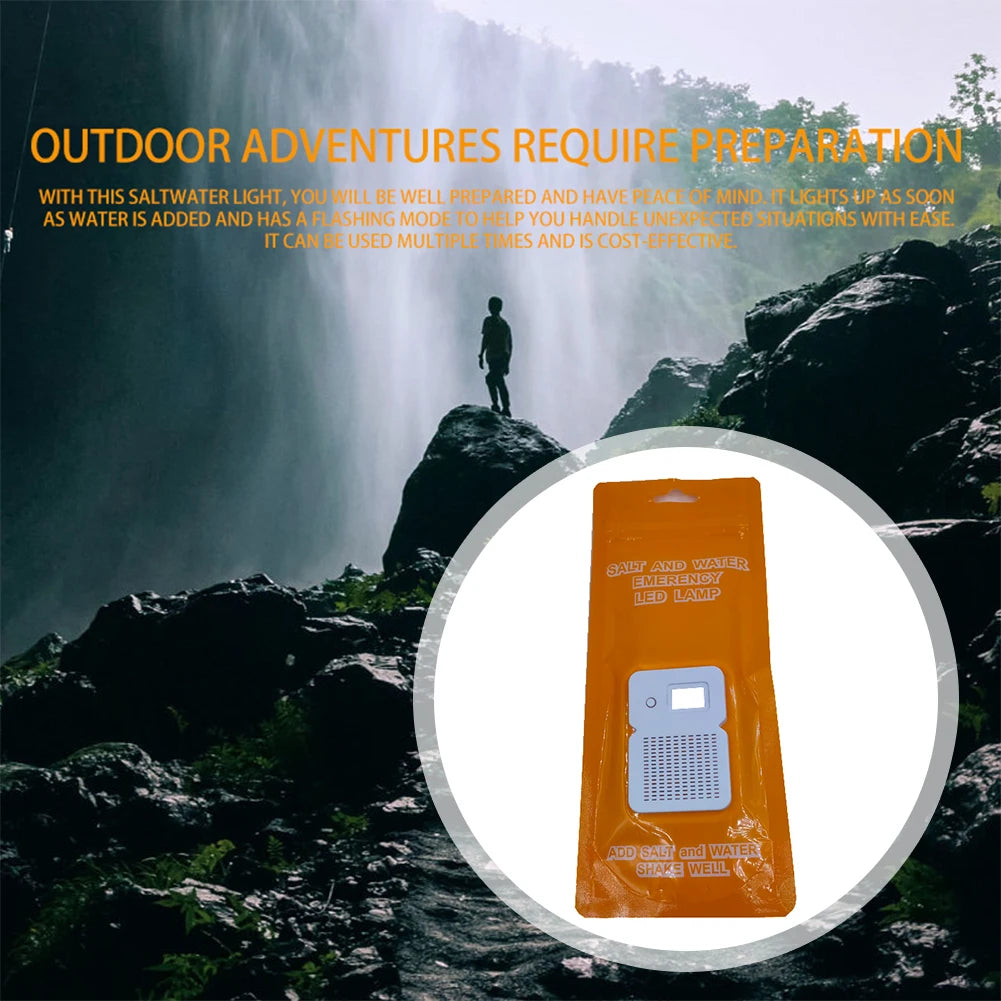 Tragbare Salzwasser-LED-Lampe – Notlicht für Camping, Nachtangeln und Outdoor-Abenteuer