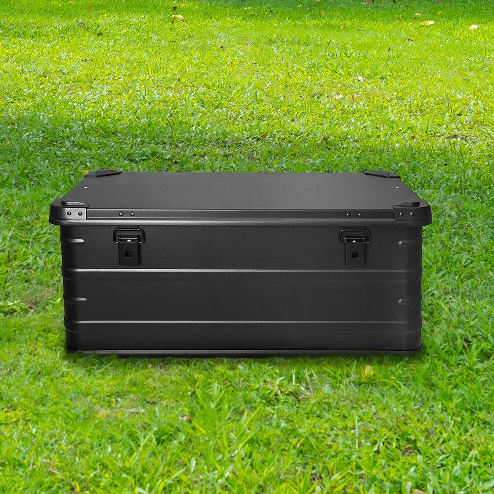 30L 50L 80L Aluminium Legering Opbergdoos | Draagbare Opslagdoos voor Kamperen, Auto, Picknick en Reizen