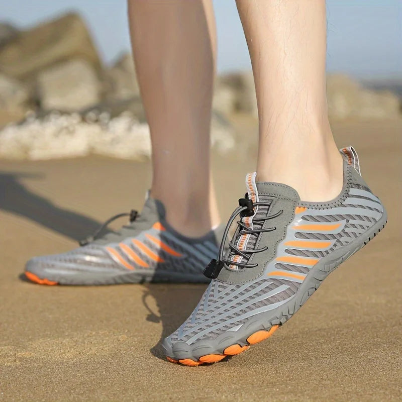 Mannen Nude Water Schoenen met Verstelbare Gesp - Ademend, Sneldrogend en Non-Slip Strand Schoenen