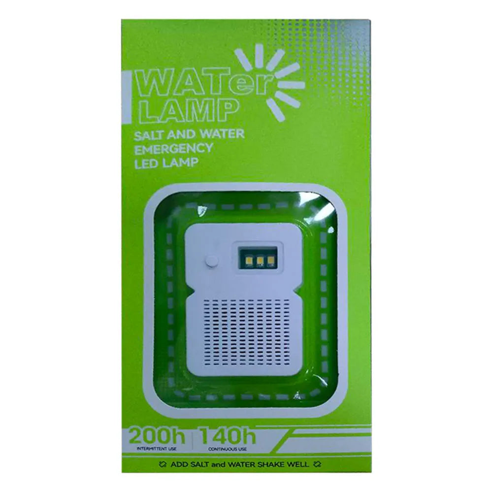 Salzwasser-Notfalllampe – Tragbares, wiederverwendbares LED-Campinglicht für Outdoor, Angeln und Picknicks