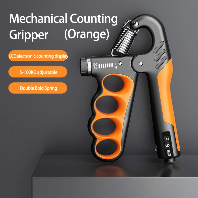 Verstelbare Grip Strengthener voor Handen en Polsen – Hand Krachttrainer voor Fitness, Herstel en Spiertraining (5-100kg)