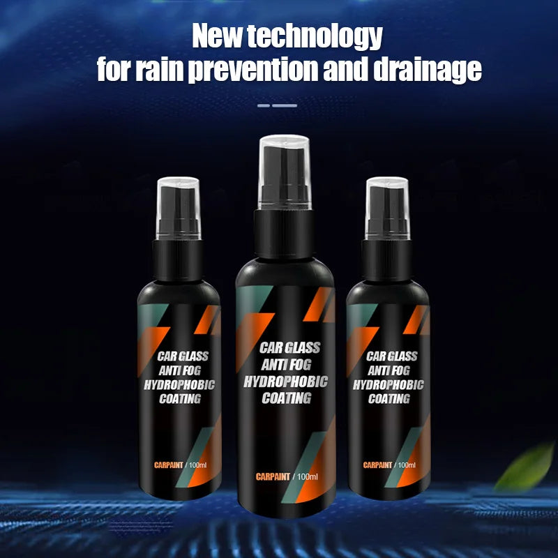 Autoglas-Anti-Regen-Spray – Hydrophobe Nano-Beschichtung, Imprägniermittel für Windschutzscheibe und Spiegel