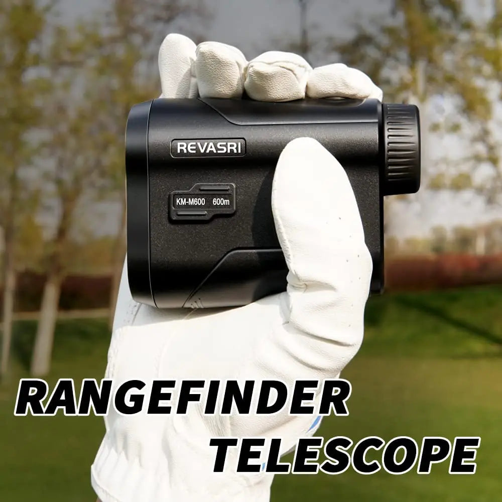 600 m/Yard Golf-Laser-Entfernungsmesser – wiederaufladbar über USB mit Neigungsausgleich, Fahnenmastsperre und Vibration