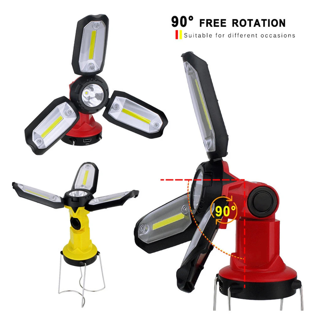 Outdoor LED Camping Lamp | 6 Lichtmodi | USB Oplaadbaar | Noodverlichting
