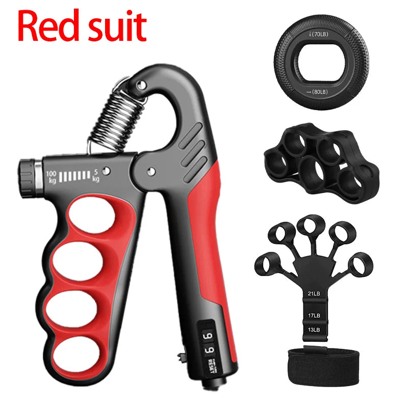 Verstelbare Grip Strengthener voor Handen en Polsen – Hand Krachttrainer voor Fitness, Herstel en Spiertraining (5-100kg)