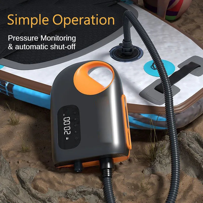 20PSI DC Elektrische Opblaaspomp - Hoge Snelheid Compressor voor Paddleboard, SUP, Luchtbed, Kayak en Boot