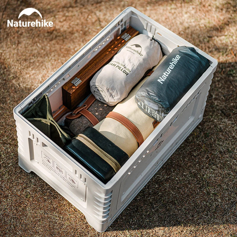 Camping Box 60L | Opvouwbare Opbergdoos met Grote Capaciteit voor Thuis, Kamperen en Picknicken