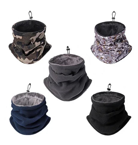 Winddichte Thermische Fleece Nekwarmer – Verstelbare Ski Masker en Buis Sjaal voor Outdoor Sporten - Uniseks