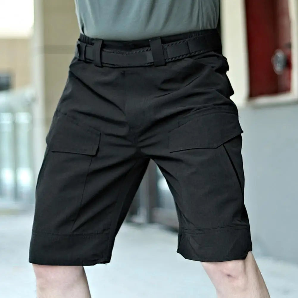 Heren Cargo Shorts – Waterdichte Outdoor Korte Broek met Meerdere Zakken