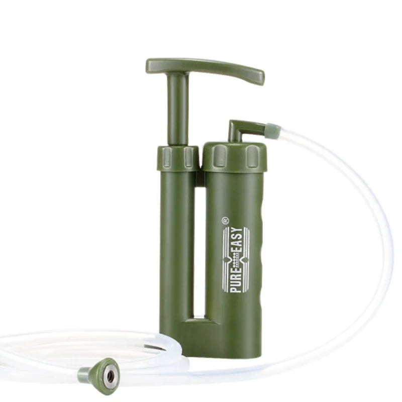 Mini Pocket Waterfilter - Draagbare Outdoor Survival Drinkwaterzuiveraar voor Reizen, Hiking en Camping