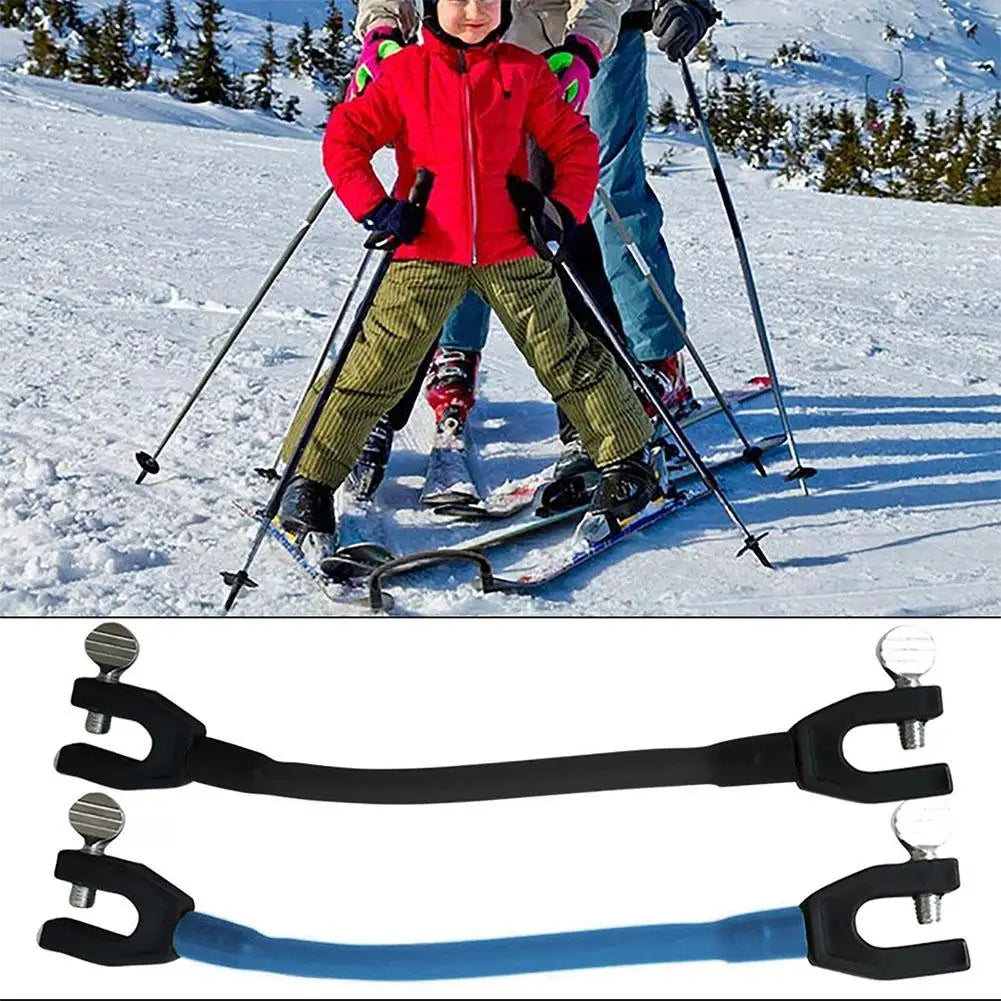 Skispitzenverbinder für Anfänger – Skikeilhilfe für Kinder und Erwachsene – Geschwindigkeitskontrolle und Stabilität