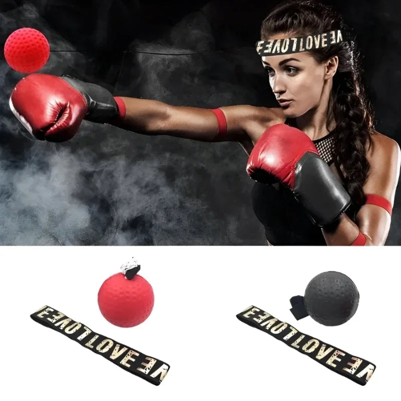 Boks Speedbal – Hoofd Bevestigde PU Punch voor Sanda Training en Hand-Oog Coördinatie Verbetering