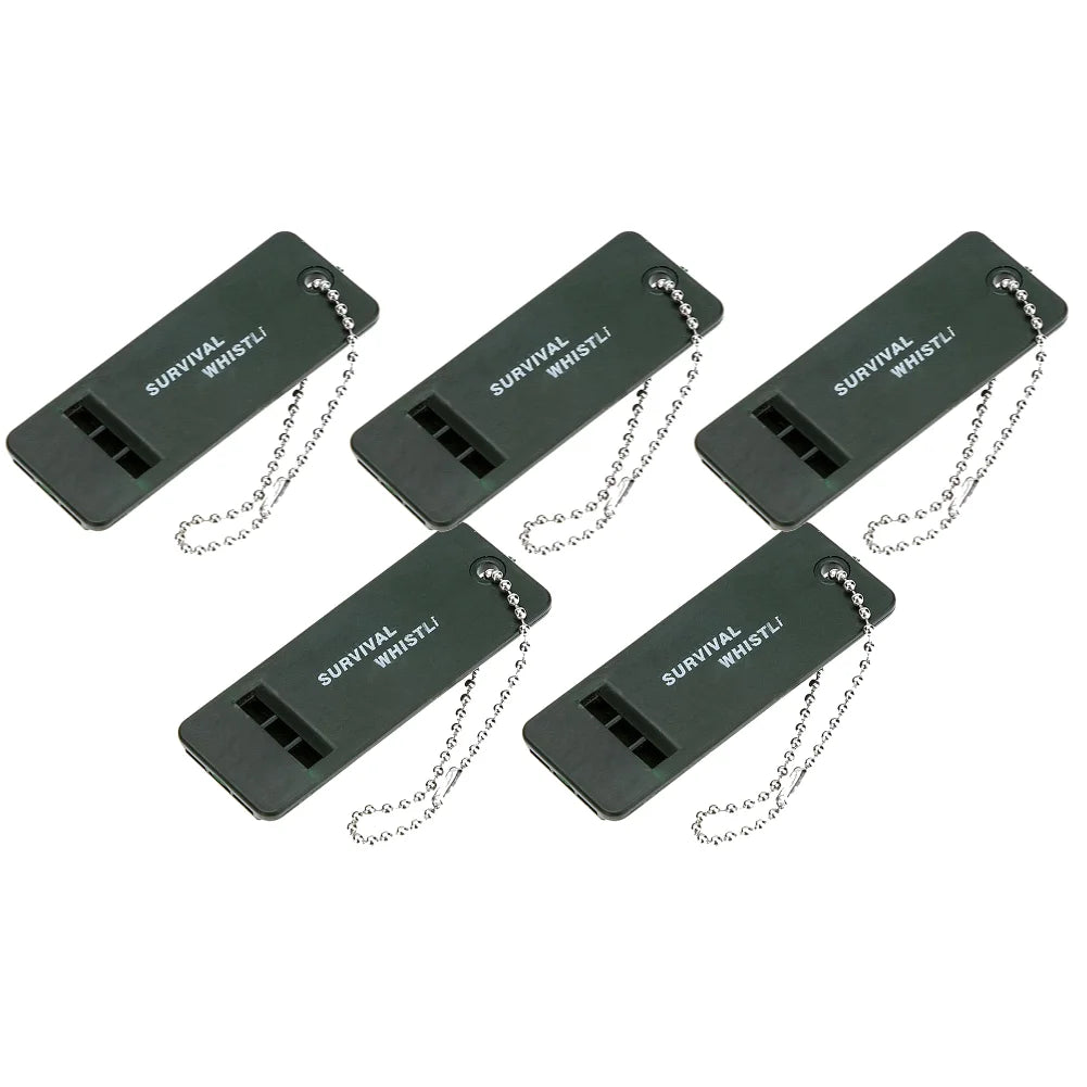 10-1PC 3-Frequency Emergency Whistle – Portable Safety Whistle for Hiking, Camping and Mountaineering