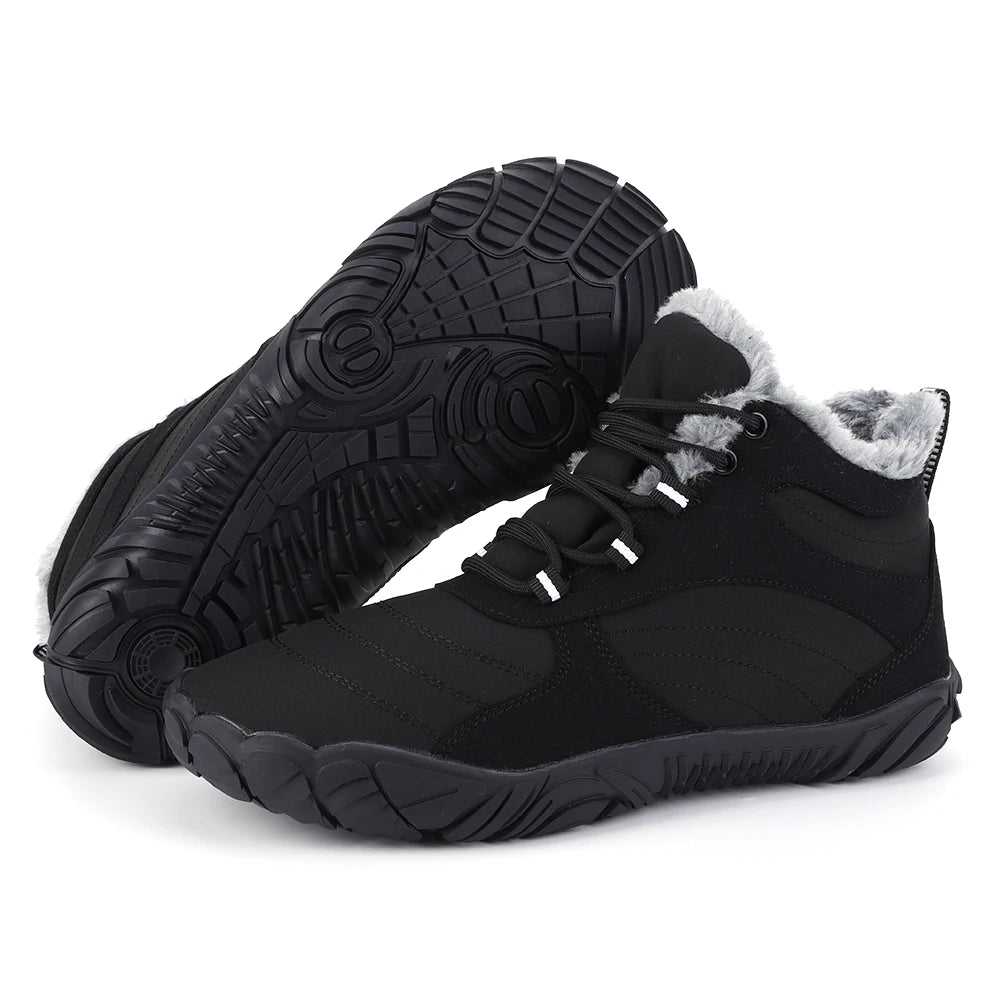 Winter Boots voor Mannen en Vrouwen - Waterdichte Buitenboots met Plush Voering, Antislip, Flexibele Rubber Zolen, Grootte 36-46
