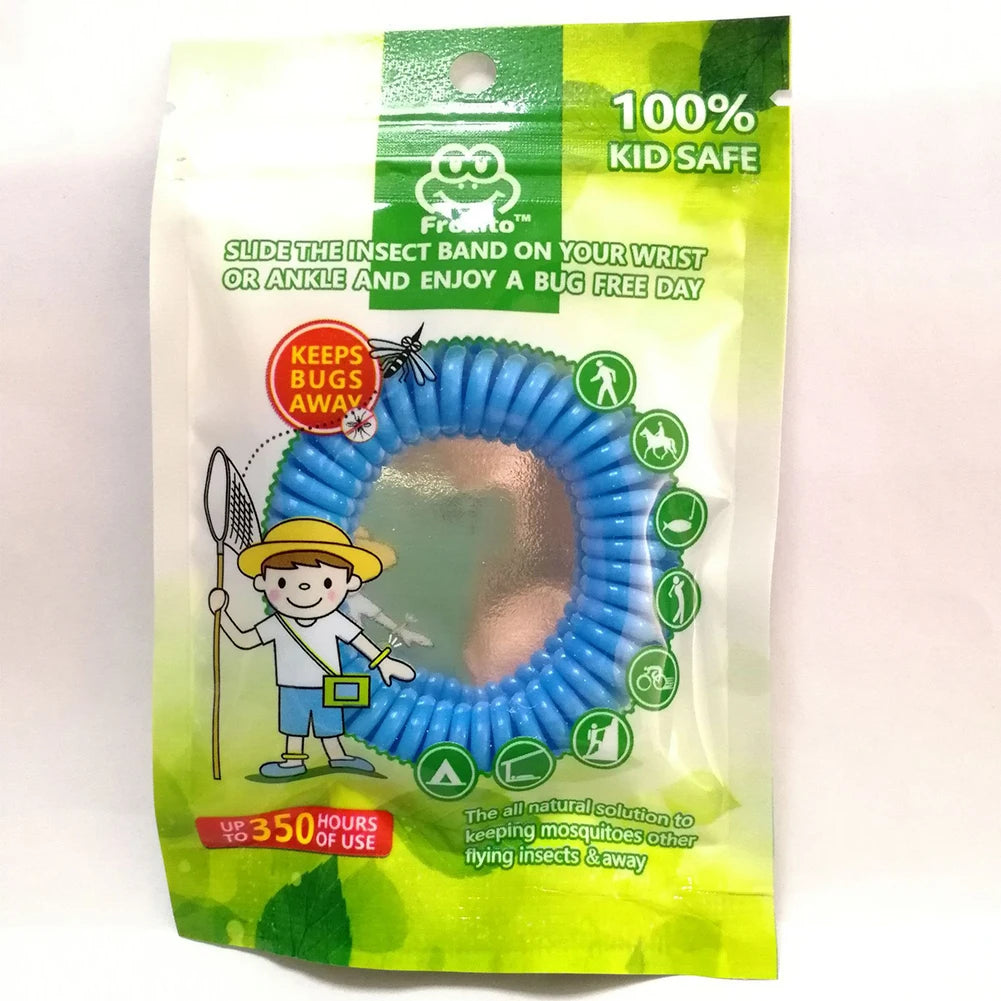 10-Pack Mosquito Repellent Bracelets, Natuurlijke Mosquito Wristband, Individueel Verpakt, Veilig voor Binnen en Buiten