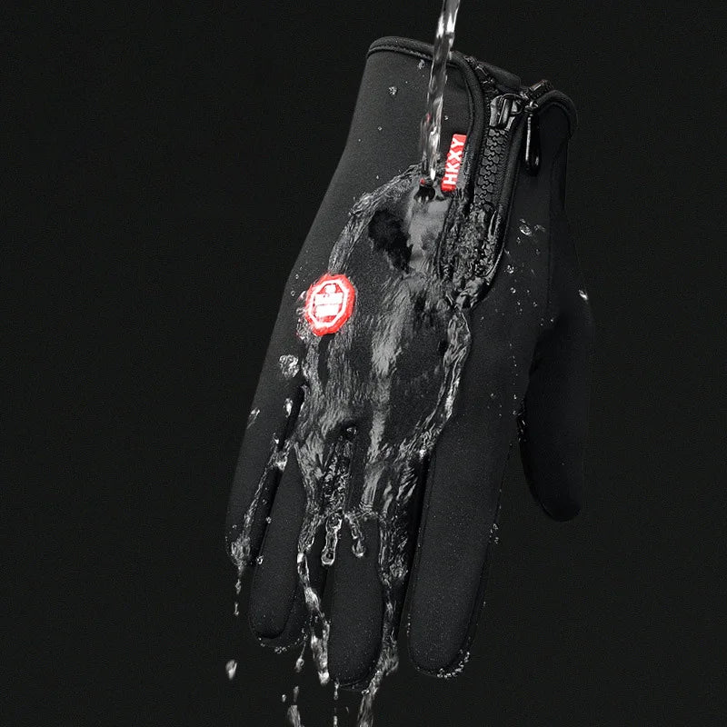 Winter Fietshandschoenen met Touchscreen โ Waterdicht & Antislip voor Heren & Dames | Outdoor, Motor & Ski