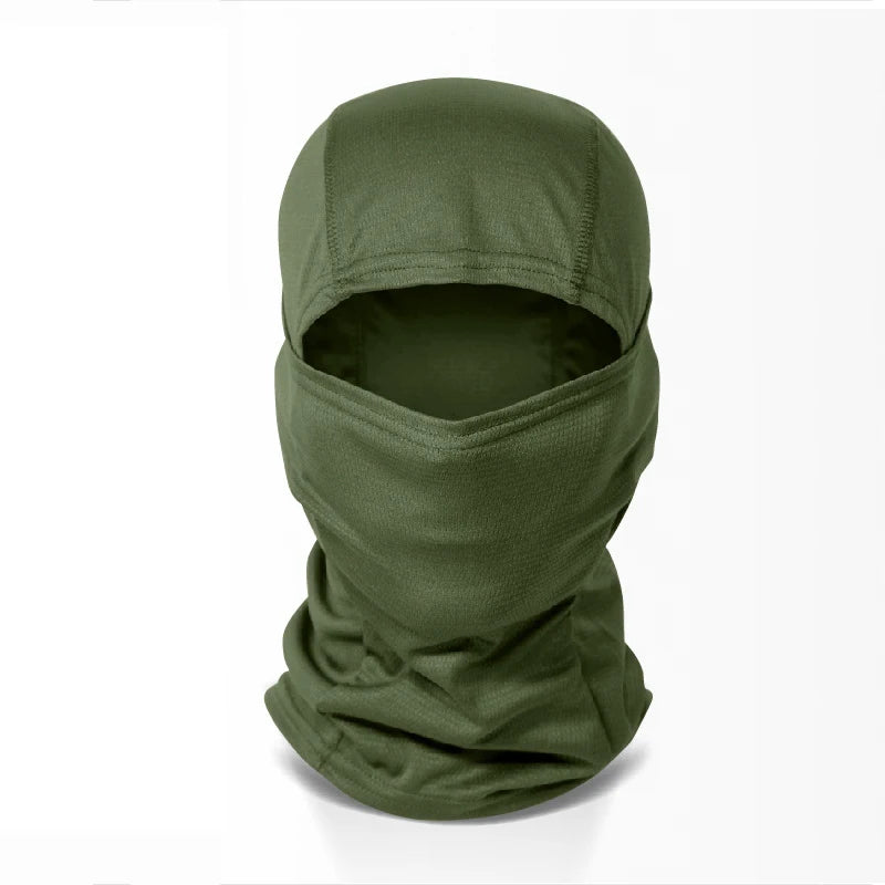 Camouflage Balaclava Hoed voor Fietsers & Jagers – Volledige Gezichtsmasker voor Buiten, Skiën, Motorhelm Binnenmuts