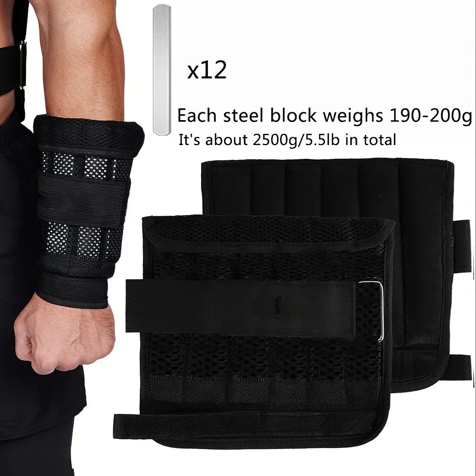 Verstelbaar Gewichtenvest, Ankle Weights en Polsgewichten voor Krachttraining, Hardlopen en Fitness - Ideaal voor Versterking en Spieropbouw