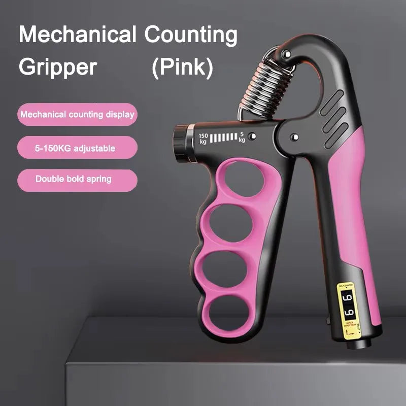 Verstelbare Grip Strengthener voor Handen en Polsen – Hand Krachttrainer voor Fitness, Herstel en Spiertraining (5-100kg)