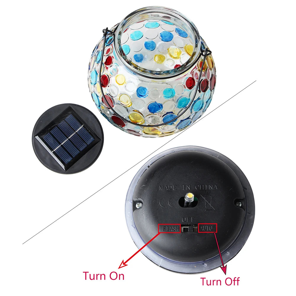 LED Solar Tafellamp – Glazen Fles Nachtlamp op Zonne-energie voor Tuin, Terras & Camping