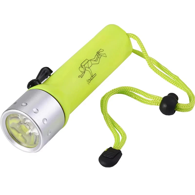 LED Magnetische Controle Duikzaklamp - Mini Draagbare Waterdichte Langbereik Zaklamp voor Duiken en Outdoor Activiteiten