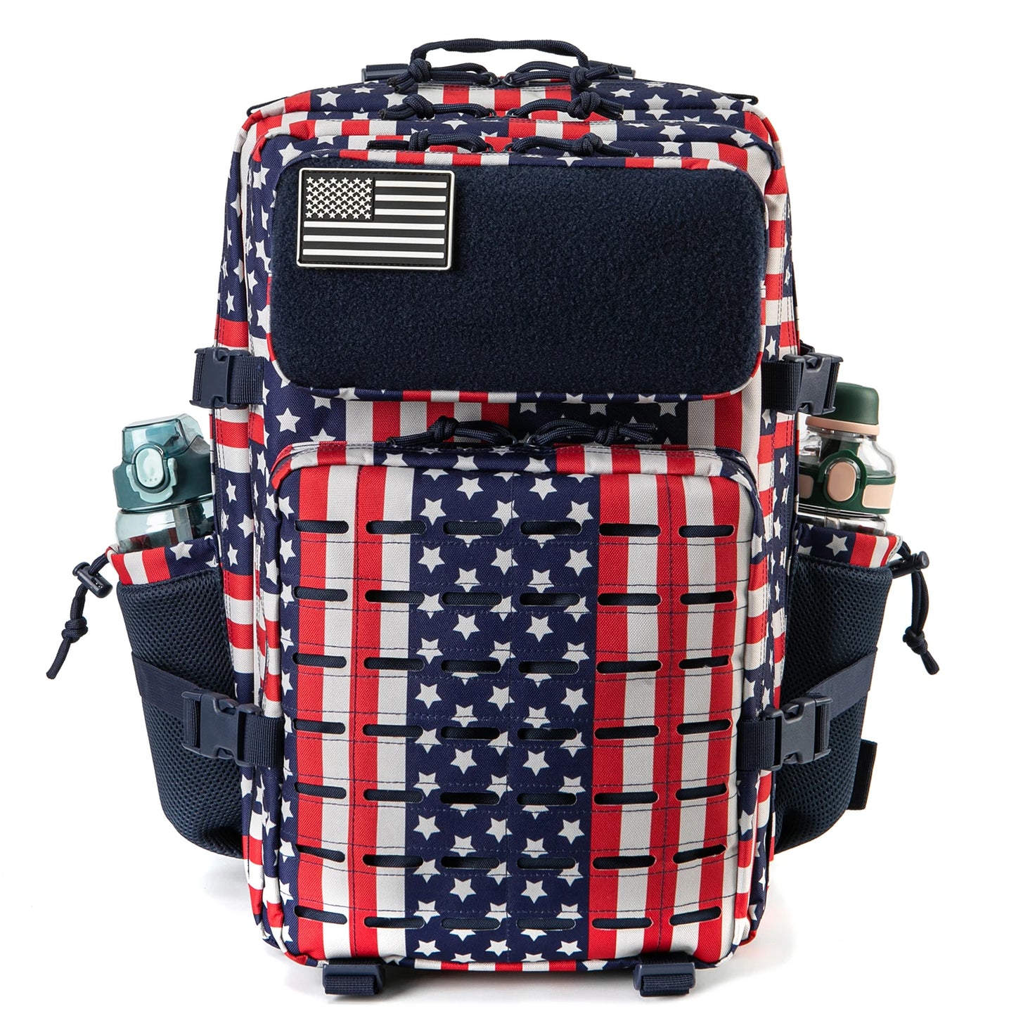 QT&QY 50L Taktischer Rucksack – Robuster MOLLE-Überlebensrucksack mit Flaschenhalter für Outdoor, Fitnessstudio und Wandern