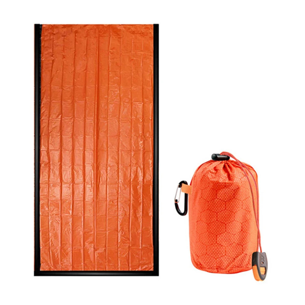 Waterdichte Thermische Noodslaapzak - Lichtgewicht Survival Bivakzak en Dekentje voor Camping, Hiking en Outdoor