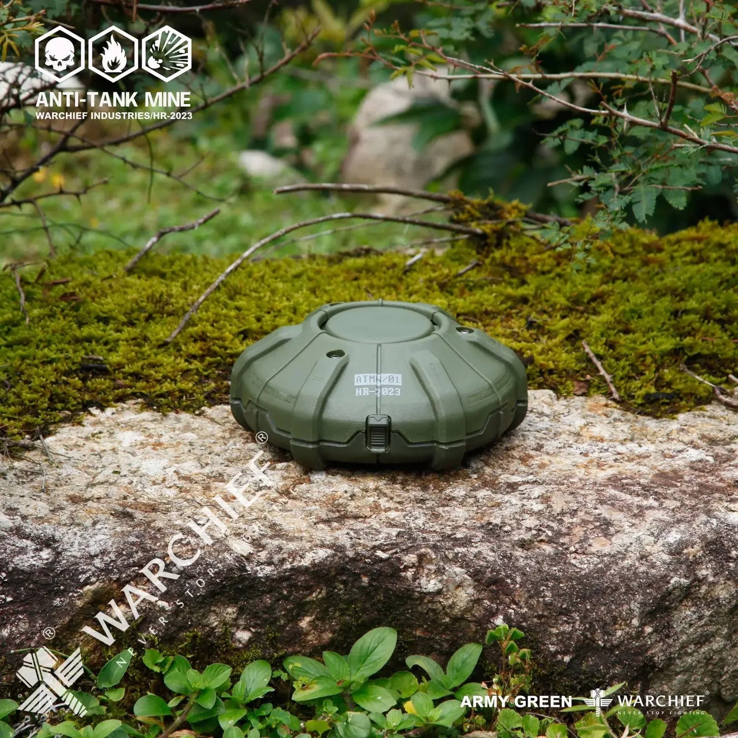 Tactische Muggencirkel Doos | Creatieve Militaire Stijl Muggenspray Rek met Deksel en Vuurvast voor Buiten en Kamperen
