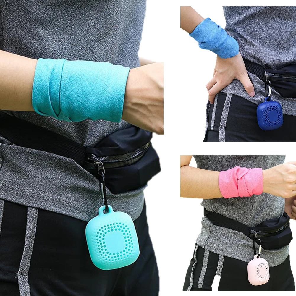 Microfiber Towel Portable, Sneldrogend Sportdoek, Zweet Koeling Handdoek voor Hardlopen, Yoga, Kamperen, Hiking en Fietsen