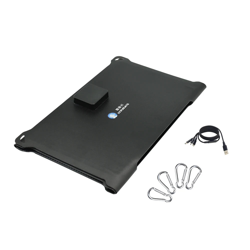 30W Opvouwbaar Zonnepaneel | USB Oplader voor Telefoon & Outdoor Gebruik