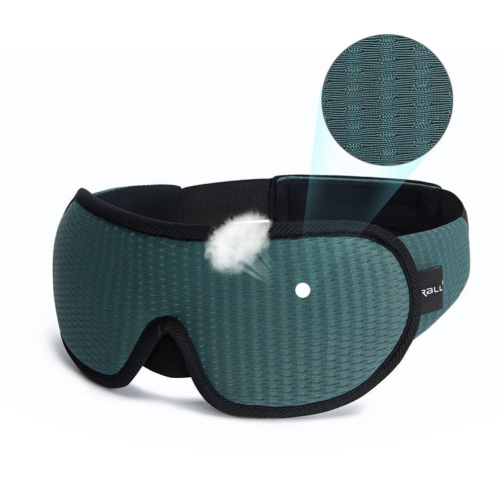 3D Slaapmasker - Blokkeer Licht, Zachte Gevoerde Oogmasker voor Slaap, Reis, en Ontspanning