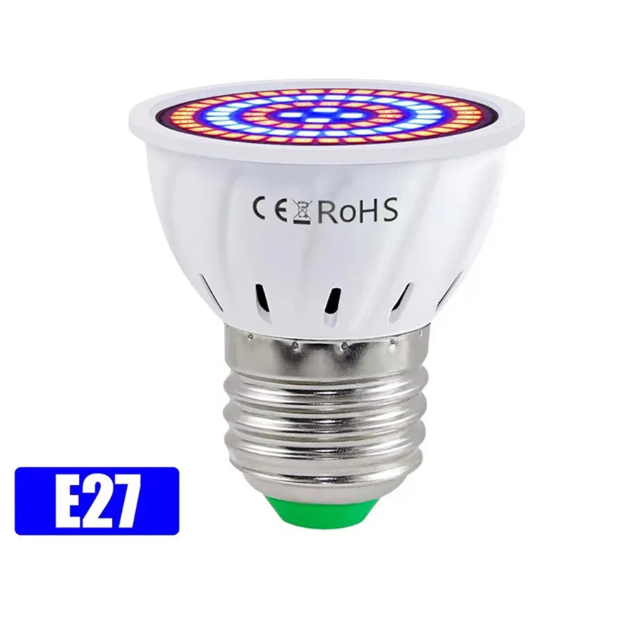 LED-Wachstums-Vollspektrumlampe – E27 E14 GU10 MR16 220 V Hydrokultur- und Wachstumslampe für Zimmerpflanzen