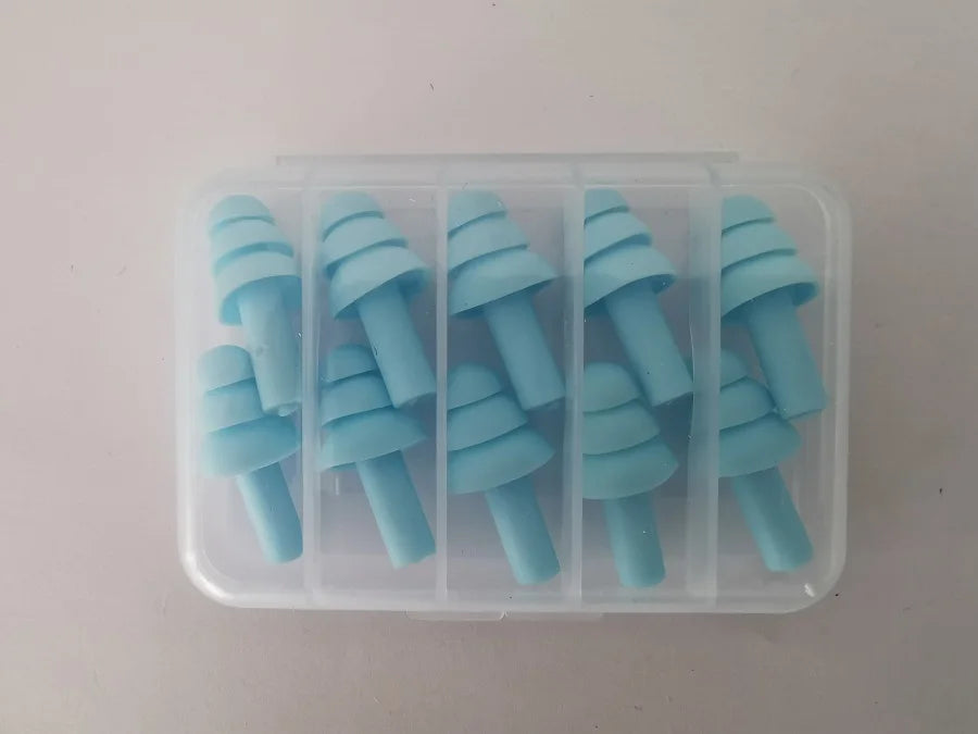 5Pairs/set box-packed comfort earplugs noise reduction silicone Soft Ear Plugs Swimming Silicone Earplugs Protective for sleep