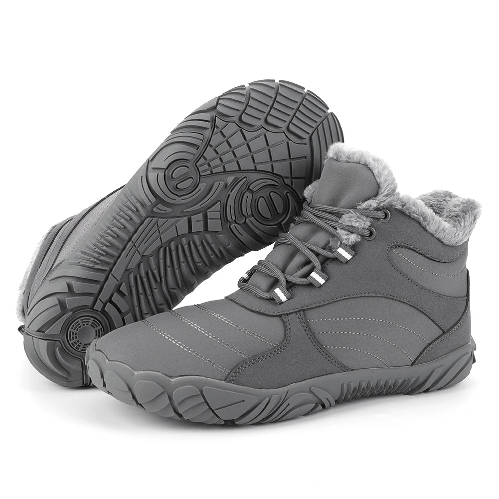 Winter Boots voor Mannen en Vrouwen - Waterdichte Buitenboots met Plush Voering, Antislip, Flexibele Rubber Zolen, Grootte 36-46