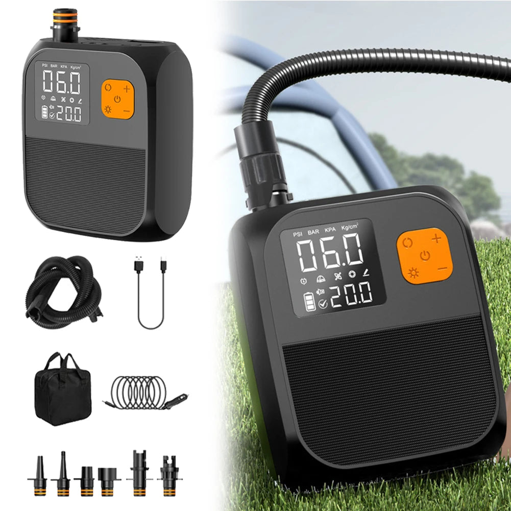 SUP Pomp 25PSI - Stand Up Paddleboard Pomp voor Opblaasbare SUP, Matras, Tent en Meer - Hoge Druk en Snelle Oplaadbaarheid