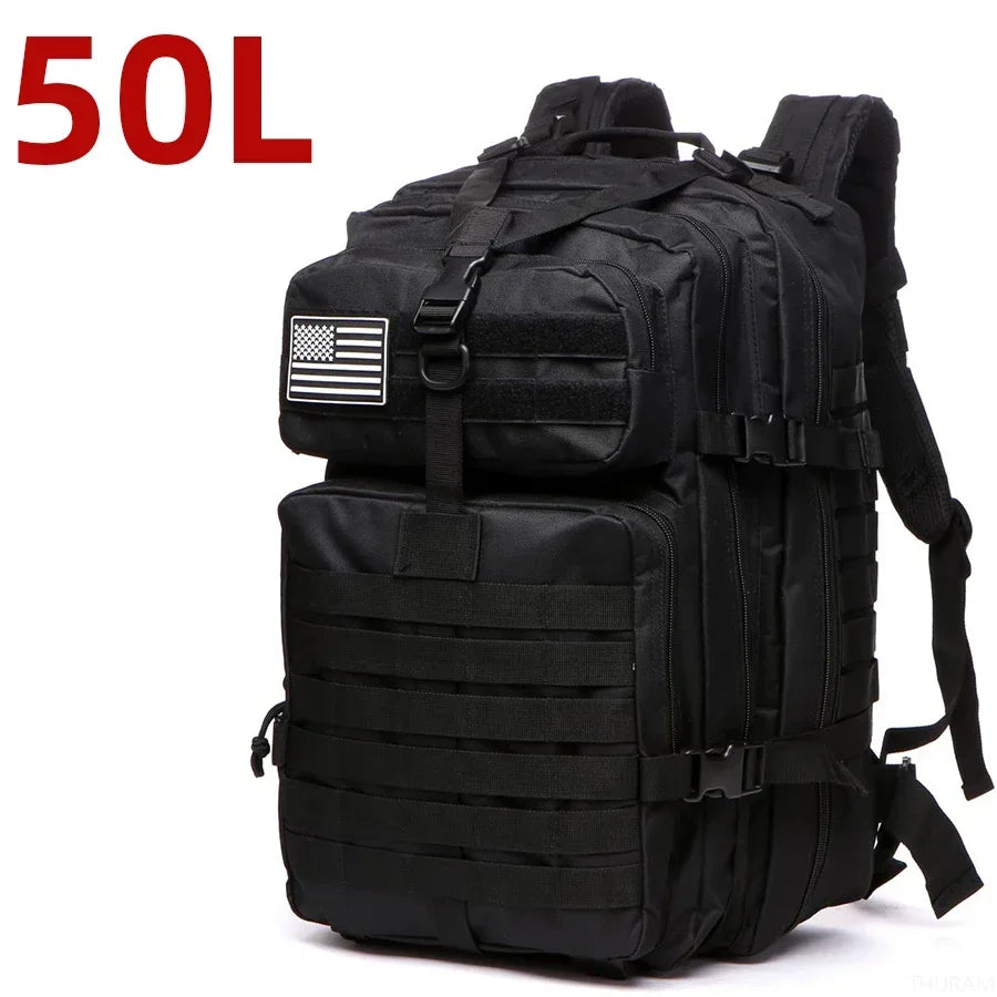 Waterdichte Tactische Rugzak 25L/50L โ 1000D Nylon Outdoor Backpack met Molle voor Hiking, Jacht & Kamperen