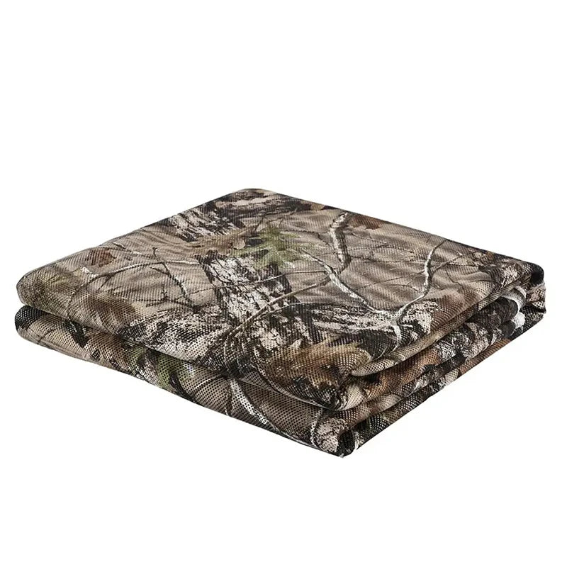 Tarnnetz 1,5M – 2M-12M | Jagd- und Outdoor-Schutznetz, 3D-Blattmuster, wasserdicht