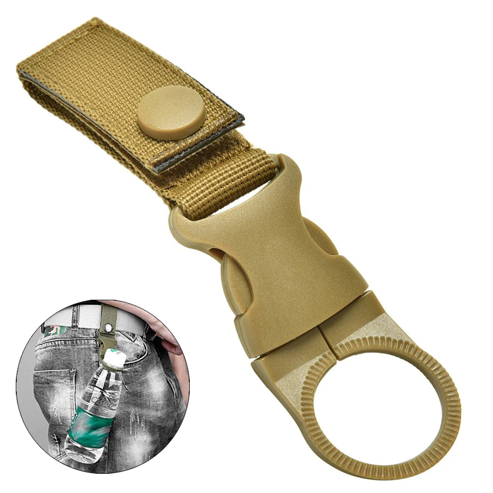 MOLLE Karabijnhaak van Nylon โ Tactische Bevestigingsclip voor Rugzak, Riem & Outdoor Uitrusting