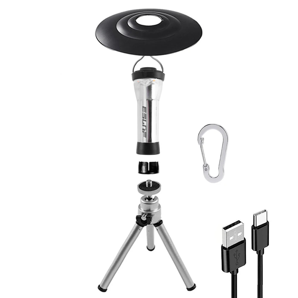 LED Camping Lamp | Oplaadbare 2600mAh Zaklamp & Lantaarn | Waterdicht & Compact