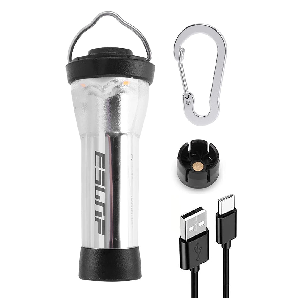 LED Camping Lamp | Oplaadbare 2600mAh Zaklamp & Lantaarn | Waterdicht & Compact